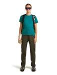 ICEBREAKER Wmns Mer 200 Waffle Elevation SS Tee, Tidal Teal (vzorek) velikost: S