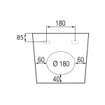 HOPA - Závěsný bidet ARCO OLKLT2141F