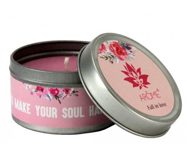 Arôme - Fall in love Vonná svíčka v plechovce 60 g
