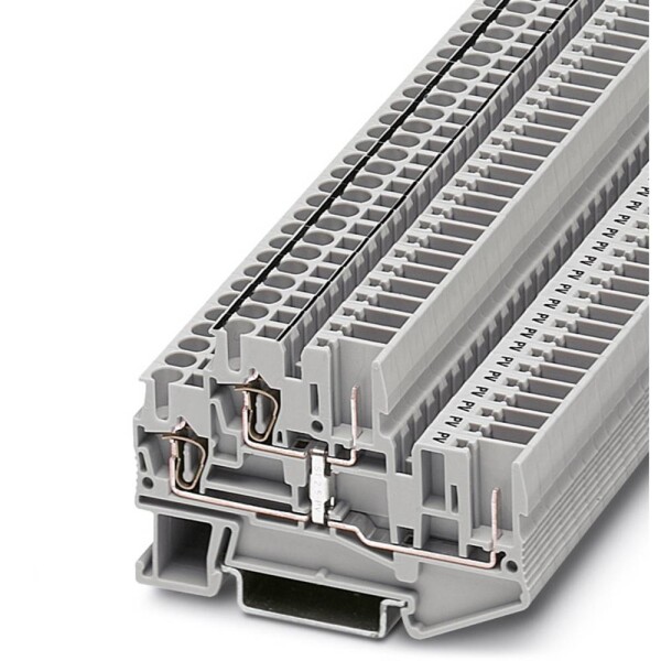 Phoenix Contact 3040070 dvojitá svorka 5.2 mm pružinová svorka šedá 50 ks