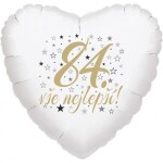 84. narozeniny balónek srdce Balonky.cz 84. narozeniny balónek srdce Balonky.cz