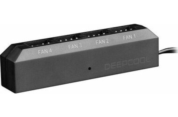 DEEPCOOL FH-04 Fan hub černá / 4 porty PWM (DP-F04PWM-HUB)