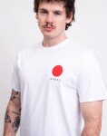 Tričko Edwin Japanese Sun TS White garment washed