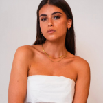 ELENYS Duo – pozlacený náhrdelník 18K žluté zlato Délka náhrdelníku: 40 a 44 cm (+ 5 cm prodloužení)