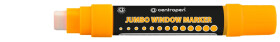 Značkovač křídový Centropen Jumbo Window 9120 - oranžový