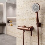 REA - Sprchová hadice proti překroucení Brush Copper 150 cm REA-08031