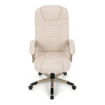 Kancelářské křeslo, houpací mechanismus, béžová látka, KA-C713 CRM2