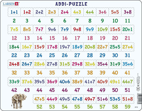 Puzzle Sčítání 1–59