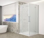 GELCO - TRINITY CHROM obdélníkový kout 900x1100 rohový vstup, matné sklo, GT2290-11M-CH GT2290-11M-CH