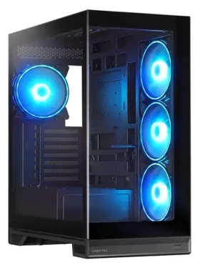 Chieftec GX-30B-OP černá / Skříň / Midi Tower / Tvrzené sklo / ATX, mATX, Mini-ITX / RGB / bez zdroje / USB-C (GX-30B-OP)