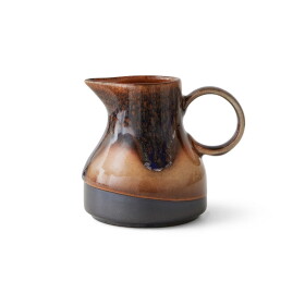 HK living Keramický džbánek 70's Brown 4AM – 120 ml, multi barva, keramika