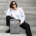 Rolovací batoh Reisenthel Urban Rolltop Twist silver