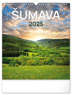 Nástěnný kalendář Šumava 2025, 30 34 cm