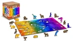 WOODEN CITY Dřevěné puzzle Ptačí ráj 2v1