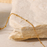 ELENYS Beads Chain – pozlacený náramek 18K žluté zlato Délka náramku: 19+6,5 / max. 25,5 cm