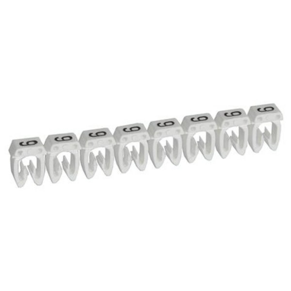 Legrand Legrand 038229 označovací klip na kabely Otisk (Kabelový značkovač) 9 Rozsah vnějšího průměru 2.70 do 3.90 mm 038229