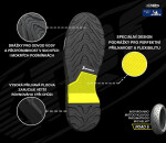 Boty na motorku Xrc Heilig Wtp black/yellow fluo
