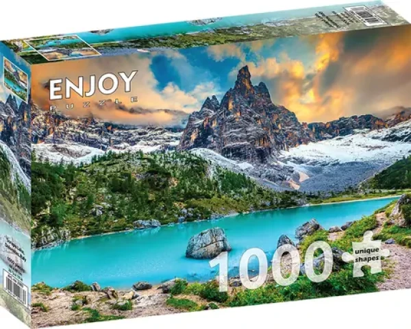 ENJOY Puzzle Jezero Sorapis, Dolomity, Itálie