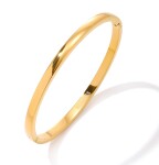 ELENYS Grace – pozlacený náramek 18K žluté zlato Délka náramku: Vnitřní průměr 6 cm / obvod cca 18,8 cm