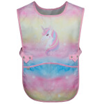 Školní aktovkový 5-dílný set BAAGL ZIPPY PLUS - Rainbow Unicorn (aktovka, penál, sáček, zástěra, peněženka)