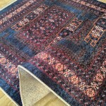 DumDekorace Tmavý vintage koberec s výrazným orientálním vzorem Šířka: 160 cm | Délka: 220 cm