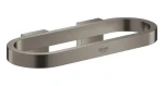 Grohe Držák na ručník kartáčovaný Hard Graphite / Držák na ručník / Kov / Skryté upevnění / 200 mm (41035AL0)