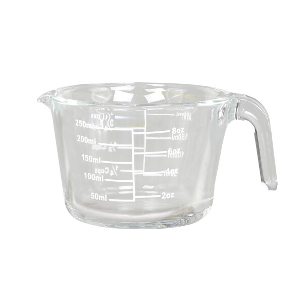 Chic Antique Skleněná odměrka Clear 250 ml, čirá barva, sklo