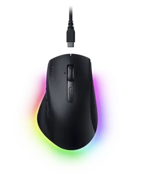 Razer Pro Click V2 / Bezdrátová myš / optická / 30000 DPI / 9 tlačítek / USB / Bluetooth (RZ01-03900100-R3M1)