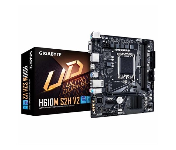 GIGABYTE MB Sc LGA1700 H610M S2H V2, Intel H610, 2xDDR5, 2xDP, 1xHDMI, 1xVGA, mATX EDF_524947
