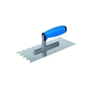 Hladítko nerez zub kulatý, 270 x 128 x 1 mm, rukojeť PG1