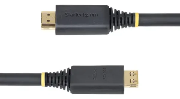StarTech 10 m černá / Aktivní HDMI kabel / Gripping konektory / 4K 60Hz / HDR10 / 240Hz (HDMI2-CABLE-GRIP-10M)