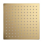 REA - Čtvercová hlavová sprcha JS-P015BG 25cm Brush Gold REA-P0611