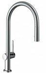 HANSGROHE - M54 Dřezová baterie Talis s výsuvnou sprškou, EcoSmart, chrom 72842000