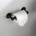 Tutumi - Držák na toaletní papír 332869A BLACK REA-06925