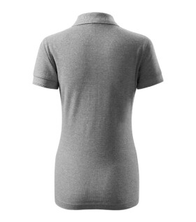 Pique Polo Free polokošile dámská tmavě šedý melír 2XL