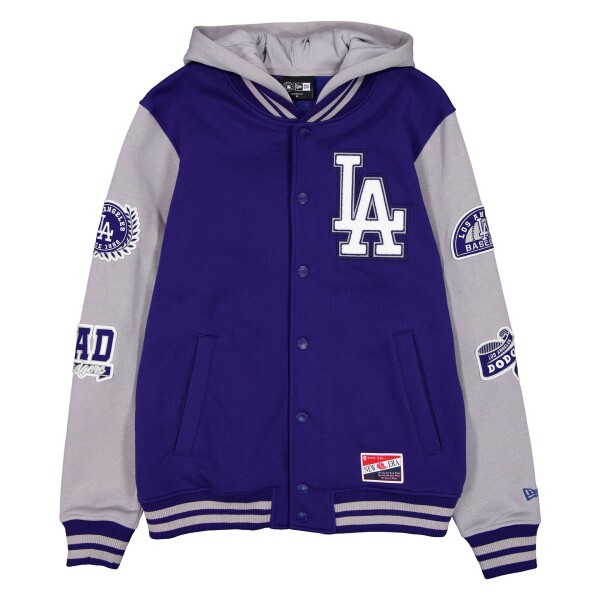 New Era Pánská bunda Los Angeles Dodgers MLB Full Snap Patch Velikost: L