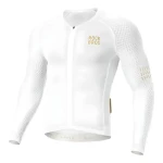 ROCKBROS Cyklistický dres YDCX008 Diamond bílá, vel. XXL / Dlouhý rukáv