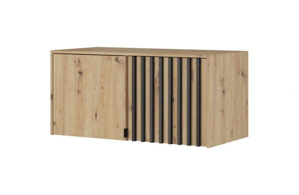 FRONTI Rozšíření ke skříni NELLY 2D dub artisan + černá
