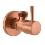 RAV Slezák - Ventil rohový s keramickým vrškem 1/2"x 1/2", Zlatá Růžová - kartáčovaná RV0212ZRK RV0212ZRK