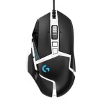 Logitech G502 SE Hero černo-bílá / drátová herní myš / 16000 DPI / 11 tlačítek / RGB Lightsync (910-005729)