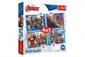 Puzzle Stateční Avengers 4v1