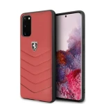 Ferrari Heritage červená / Tvrzený zadní kryt / pro Samsung Galaxy S20 G980 (FEHQUHCS62RE)