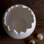 Storefactory Keramický obal na květiny Lyckeby Off-White Ø 12 cm, krémová barva, keramika