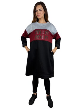 HOSH Mikinové šaty Mariel Velikost: UNI, Barva: Šedá