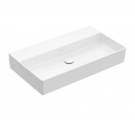 VILLEROY & BOCH - Memento 2.0 Umyvadlo 80x47 cm, bez přepadu, bez otvoru pro baterii, alpská bílá 4A228301