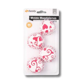 Dortisimo Košíčky na mini muffiny Srdíčka a ornamenty (80 ks)