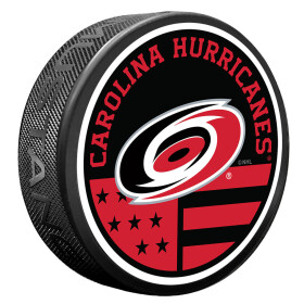 Mustang Puk Carolina Hurricanes NHL American Flag Pat Puck