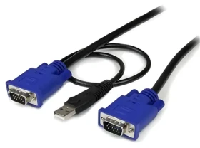 StarTech černá / KVM kabel / USB + VGA / 3 m (SVECONUS10)