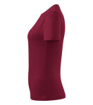 Basic tričko dámské garnet 2XL