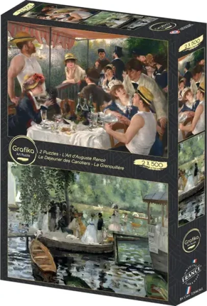 GRAFIKA Puzzle Snídaně veslařů a La Grenouillere